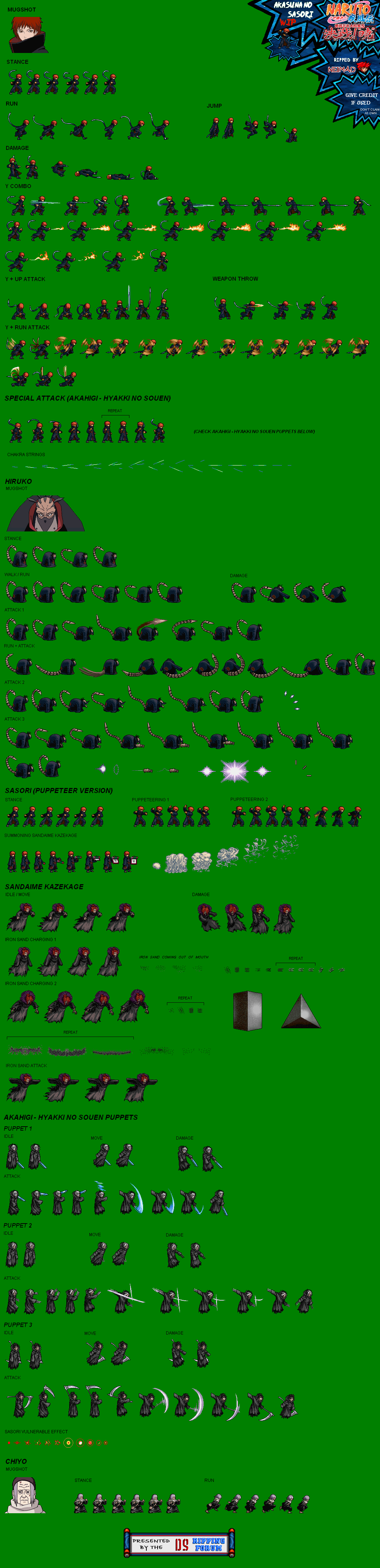 Naruto Sprites | Naruto HQ