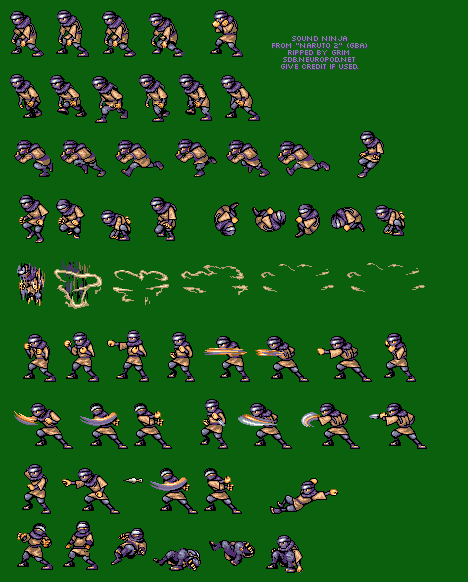 Naruto Sprites.