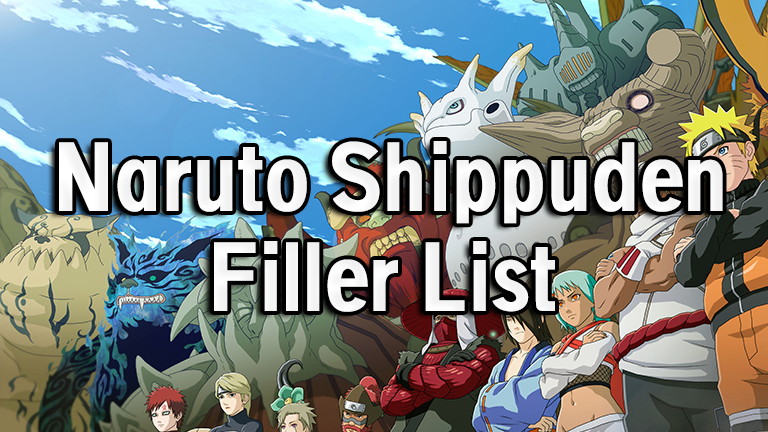 Todos os Episódios Fillers do Naruto Shippuden - AnimeNew